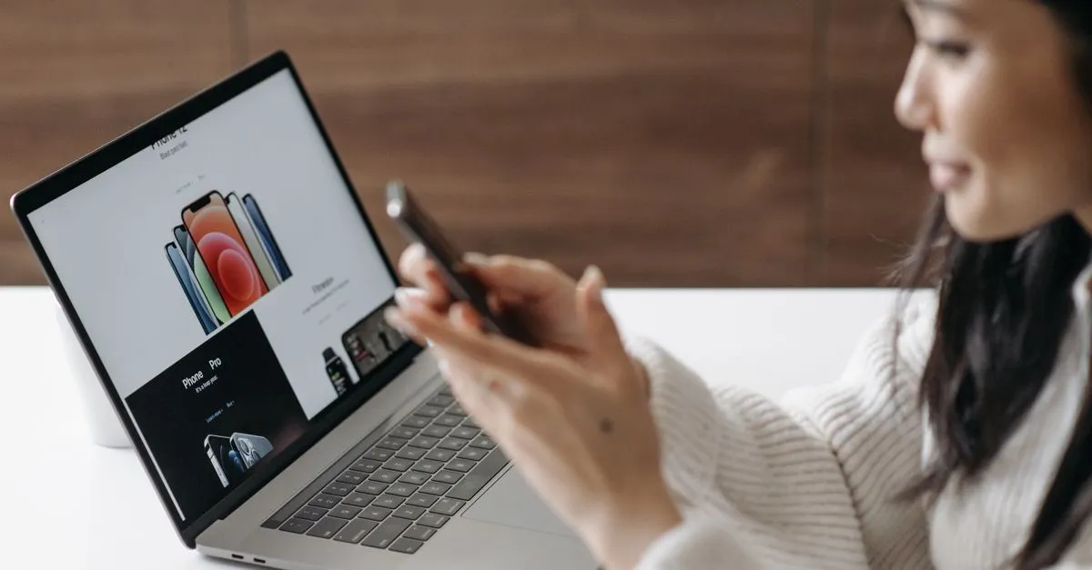 Produktová stránka e-shopu v telefonu