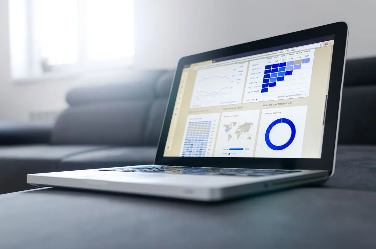 Analytický dashboard sledující viditelnost ve vyhledávání