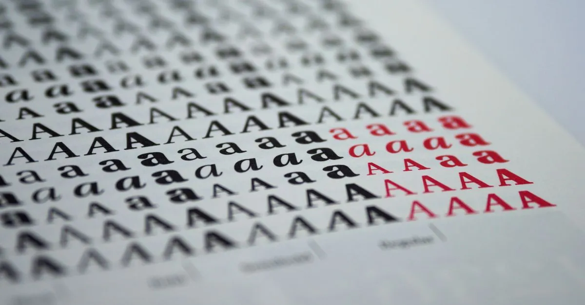 Typografie a ukázky písem