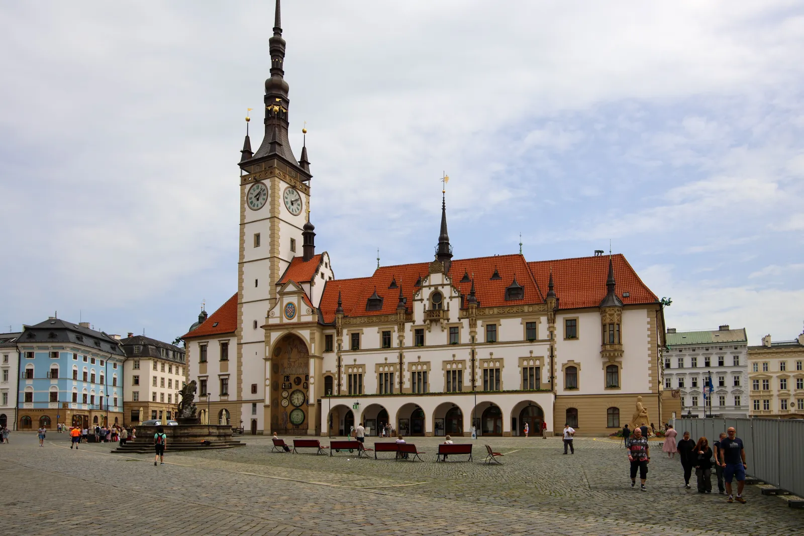Panorama historického náměstí v Olomouci