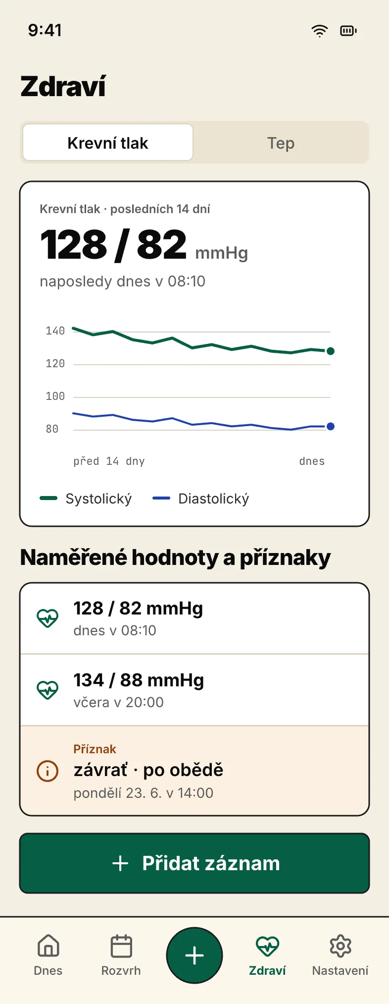 MedRemind: Zdraví
